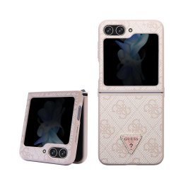 Гръб Guess 4G PU Leather Triangle Case за Samsung Galaxy Z Flip 5 - Розов
