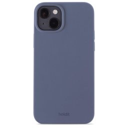 Гръб Holdit Silicone Case за iPhone 15 Plus - Син
