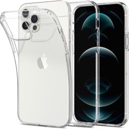Гръб Spigen Liquid Crystal за iPhone 12 Pro Max - Прозрачен