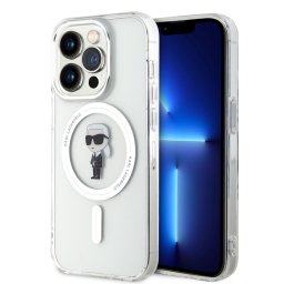 Гръб Karl Lagerfeld IML Ikonik MagSafe Case за iPhone 15 Pro - Прозрачен
