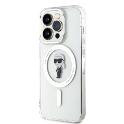 Гръб Karl Lagerfeld IML Ikonik MagSafe Case за iPhone 15 Pro Max - Прозрачен