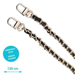 Огърлица за мобилен телефон Phone necklaces Leather - Черна L size