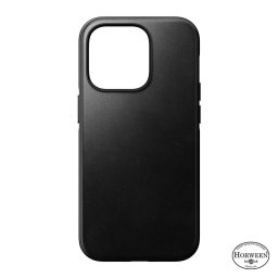 Гръб Nomad Modern Leather MagSafe Case за iPhone 14 Pro Max - Черен