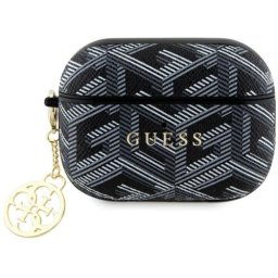Калъф за AirPods Guess PU G Cube Charm Case за AirPods Pro 2 - Черен