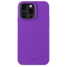 Гръб Holdit Silicone Case за iPhone 14 Pro Max - Тъмно Лилав