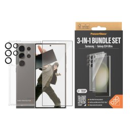 Комплект PanzerGlass Samsung Galaxy S24 Ultra UWF Bundle (Screen Protector + D3O HardCase + Hoops)