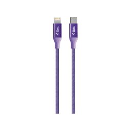 Кабел ttec AlumiCable Type-c - Lightning Fast Charging Cable 150cm - Лилав