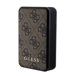 Външна батерия Guess PU 4G Leather Powerbank 10000mAh - Кафява