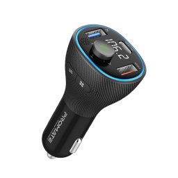 Wireless трасмитер за кола POWERTUNE-38W Car FM Transmitter with 20W PD, QC 3.0, 1A USB Charging and Handsfree