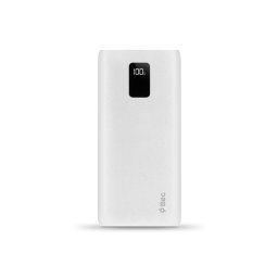 Външна батерия ttec, PowerSlim Trio, LCD, 10.000mAh, PD 22,5W, Trio Cable, Бяла