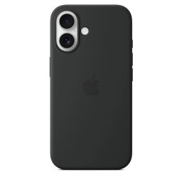 Оригинален Гръб Apple за Apple iPhone 16, Silicone Case with MagSafe- Черен, MYY13ZM/A