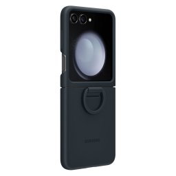 Оригинален гръб Samsung Silicone Cover with Ring за Galaxy Z Flip 5 - Тъмно син, EF-PF731TNE