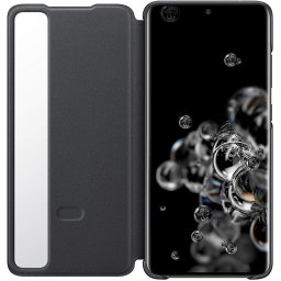 Оригинален Калъф за SAMSUNG S20 ultra, Clear View, Черен