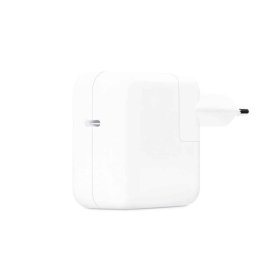 Зарядно 220V Apple Wall Charger Apple, 30W, 3A, 1 x USB-C - Бяло, MW2G3ZM/A