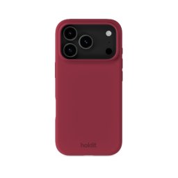 Гръб Holdit Silicone за iPhone 17 Pro - Red Velvet