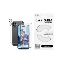 Комплект CARE by PanzerGlass за iPhone 16, Bundle, Flagship, 3in1