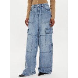 MICHAEL Michael Kors Дънки MT4905HEB1 Син Wide Leg