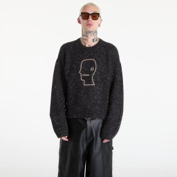 Пуловер Brain Dead Logohead Alpaca Crewneck Sweater Char M