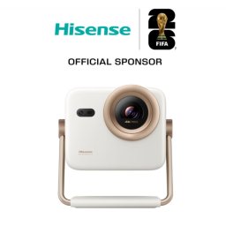 Мултимедиен проектор Hisense projector M2SE-PRO Home Cinema,Ultra HD (3840x2160),HDMI 1x, 1300Lumens, 1000:1, 2 x10W,VidaaU7, 65"-200", White