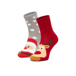 Jenny Fairy Дълги чорапи 4WB-003-AW23 (2-pack) Цветен