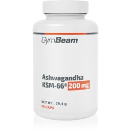 GymBeam Ashwagandha KSM-66® капсули за подпомагане на физическото и психическото здраве 96 гр.