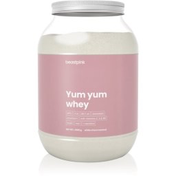 BeastPink Yum Yum Whey суроватъчен протеин за жени вкус White Chocolate Coconut 1000 гр.