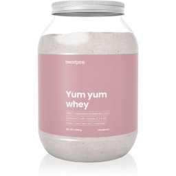 BeastPink Yum Yum Whey суроватъчен протеин за жени вкус Strawberry Splash 1000 гр.