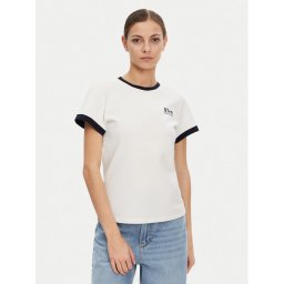 Golden Goose Тишърт GWP01846.P001489.11782 Бял Regular Fit