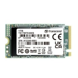 Твърд диск Transcend 1TB, M.2 2242, PCIe Gen3x4, NVMe, 3D TLC, DRAM-less