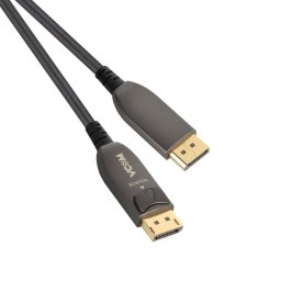 Кабел VCom D3751-15.0m, от DisplayPort(м) към DisplayPort(м), 15m, черен