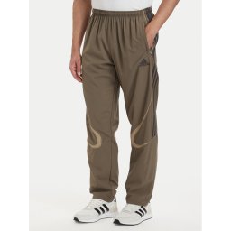 adidas Долнище анцуг adicolor Teamgeist KD5865 Каки Loose Fit