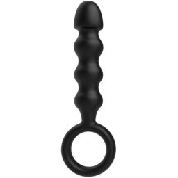 Анална секс играчка с топчета "BARRAL BLACK" 15 см