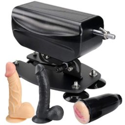 Секс машина с 3 приставки и регулиране на височината "SEXSALE MACHINE"