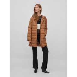 Vila Преходно яке Sibiria 14075109 Кафяв Regular Fit