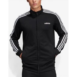 ADIDAS Essentials 3 Stripes Tricot Jacket Black