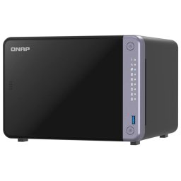 Мрежови диск (NAS) Qnap TS-632X-4G, четириядрен Alpine AL524 2.0GHz, без твърд диск (6 x 3.5-inch SATA 6Gb/s, 3Gb/s), 4GB RAM, 2x 10/100/1000/2500 LAN, 2x USB 3.2 Gen 1