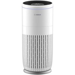 Пречиствател за въздух Bosch Air 6000, CADR 600м3/ч, Предфилтър, HEPA H13 филтър, Филтър с активен въглен, Антибактериален филтър, Сензор за температура и влажност, Сензор за прах, Бял