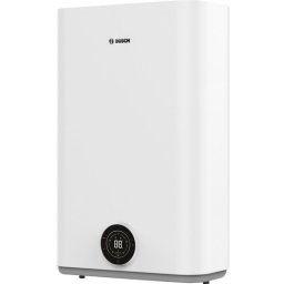 Бойлер Bosch Tronic TR4501TR 80 DERB, 80 л, Плосък, 3000W, Eco режим, Вертикален и хоризонтален монтаж, LED управление, Енергиен клас B, Бял