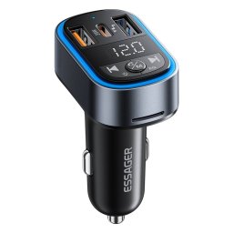 ESSAGER ECCFM-CT0G-P 35W PD Автомобилно Зарядно с FM Трансмитер, Bluetooth 5.3 и USB-A + Type-C