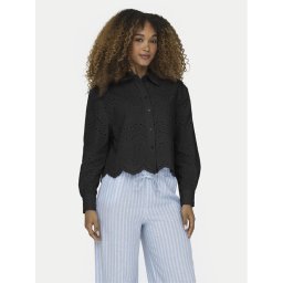 ONLY Риза Valais 15269568 Черен Loose Fit