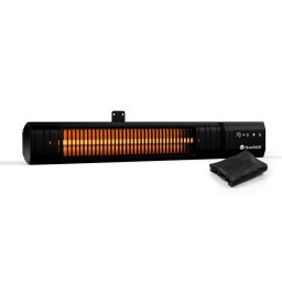 Blumfeldt Gold Bar Slim 2000 W лъчист нагревател, 9 нива, WiFi функция, сензорно управление, дистанционно управление, IP 65 (HHG4-BLM-GBS-2000W)