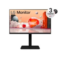 Монитор LG 24BA550-B, 23.8" IPS LED AG, 200cd/m2, Full HD 1920x1080, 100Hz, sRGB 95% , D-Sub, Display Port, HDMI, USB 5 Gbps, Speaker 2W x 2, Tilt, Height, Swivel, Pivot, Reader Mode, LG Switch app, Black