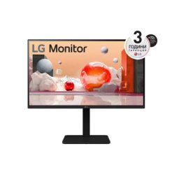 Монитор LG 27BA550-B, 27" IPS LED AG, 5ms GTG, 1300:1, 250cd/m2, Full HD 1920x1080, 100Hz, sRGB 99%, Usb Hub, D-Sub, Display Port, HDMI, Speakers 2Wx2, Reader Mode, Tilt, Swivel, Height Adjustable, Pivot, LG Switch app, Headphone Out, Black