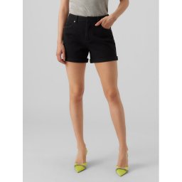 Vero Moda Дънкови шорти Zuri 10279493 Черен Regular Fit
