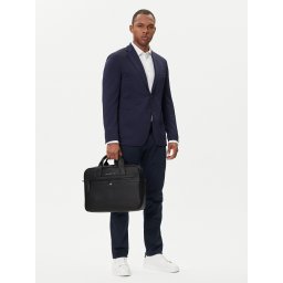 Чанта за лаптоп Tommy Hilfiger Essential Pu Computer Bag AM0AM09507 Черен
