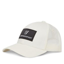 Шапка с козирка Compressport XHWU6980018TU Екрю