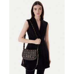 Дамска чанта Guess Carrie Logo HWGP98 98200 Кафяв