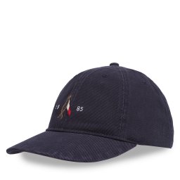 Шапка с козирка Tommy Hilfiger Seasonal Flag Wash 6 Panel Cap AM0AM13348 Тъмносин
