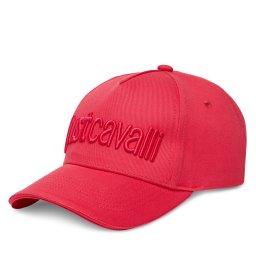 Шапка с козирка Just Cavalli 78RAZK30 ZG192 Червен
