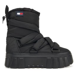Апрески Tommy Jeans Tjw Chunky Snow Boot Nylon EN0EN02842 Черен